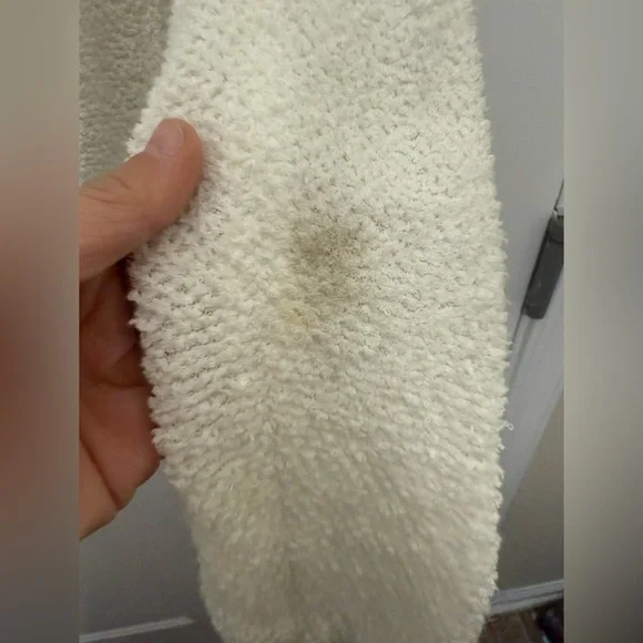 Women’s The Kooples White Cardigan With Black Trim Size EU 32/US 0 Quiet Luxury - Picture 8 of 9